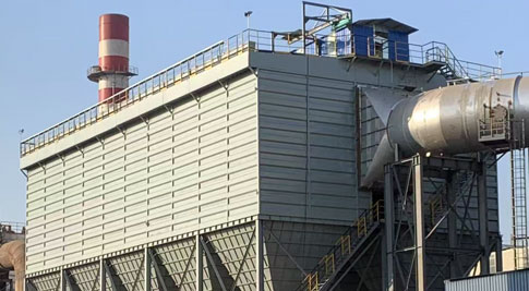 Sekundær støvfjernelse af stålfremstillingskonverter i Jiyuan Iron and Steel, Henan